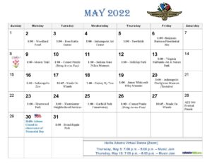 May Activity Calendar